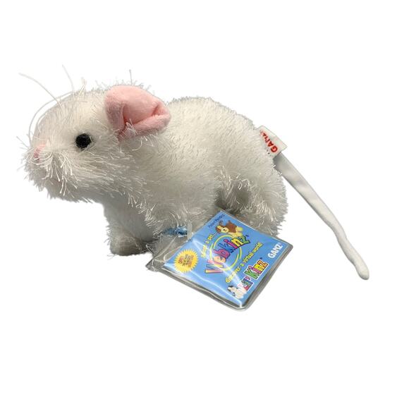 Webkinz Lil Kinz Classic White Mouse HS207 Sealed Tag Code